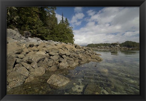 Framed Dicebox Island, Pacific Rim NP, British Columbia Print