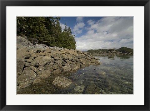 Framed Dicebox Island, Pacific Rim NP, British Columbia Print