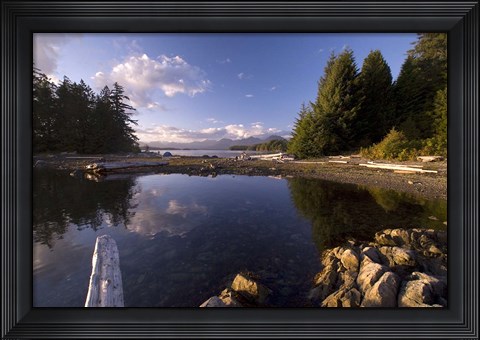 Framed Keith Island, Pacific Rim NP, British Columbia Print