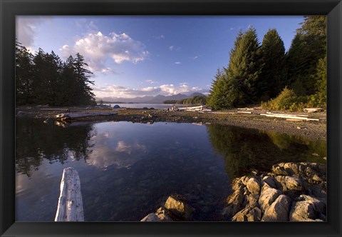 Framed Keith Island, Pacific Rim NP, British Columbia Print