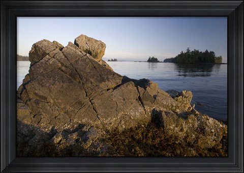 Framed Keith Island, Pacific Rim, British Columbia Print