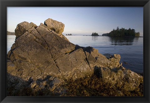 Framed Keith Island, Pacific Rim, British Columbia Print