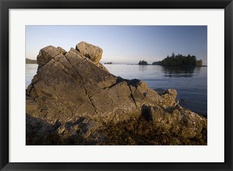 Framed Keith Island, Pacific Rim, British Columbia Print