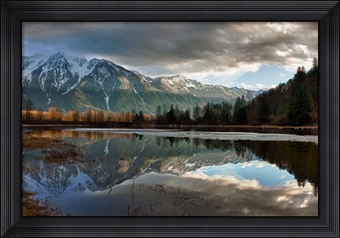 Framed Storm, Agassiz, British Columbia, Canada Print