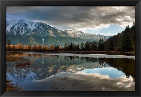 Framed Storm, Agassiz, British Columbia, Canada Print