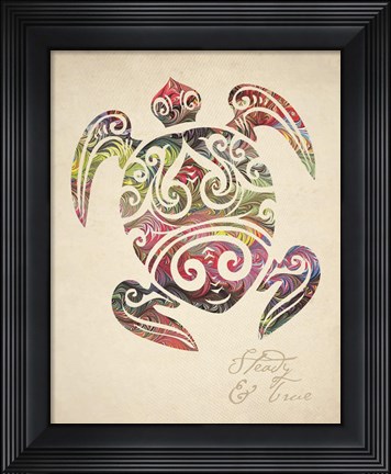 Framed Turtle Set 02 Print