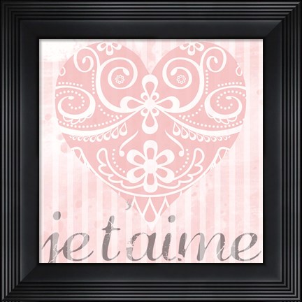 Framed Paris Love 02 Print