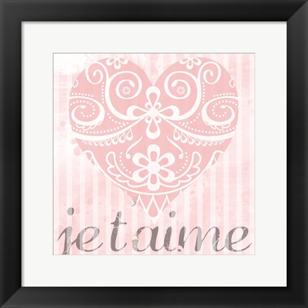 Framed Paris Love 02 Print