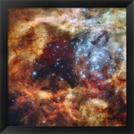 Framed Hubble&#39;s Festive View of a Grand Star-Forming Region Print