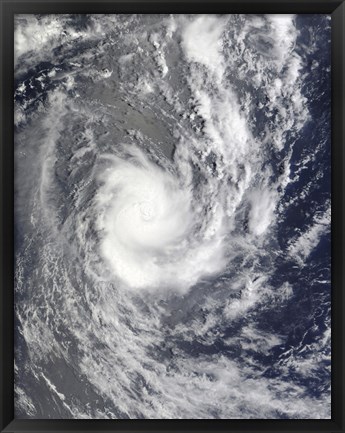 Framed Tropical Cyclone Pat over the Southern Pacific Ocean Print