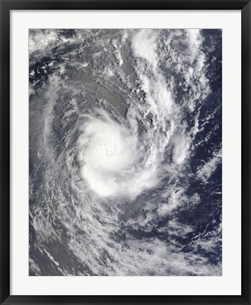 Framed Tropical Cyclone Pat over the Southern Pacific Ocean Print
