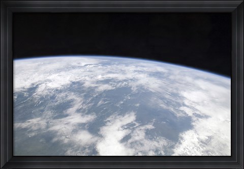Framed View of Planet Earth from Space Print