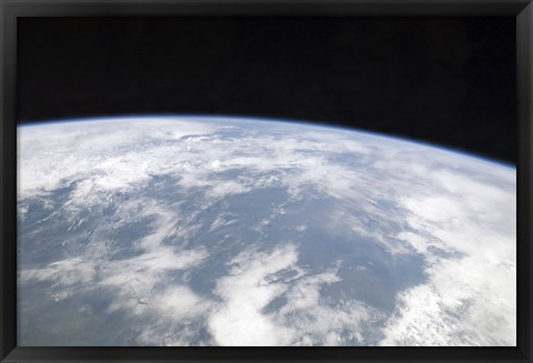 Framed View of Planet Earth from Space Print