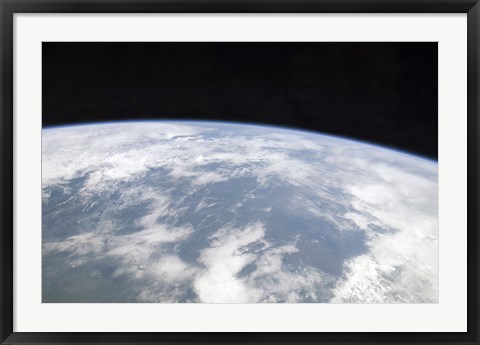 Framed View of Planet Earth from Space Print