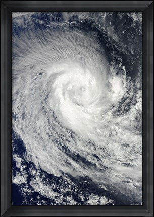 Framed Tropical Cyclone Imani Swirls over the Southern Indian Ocean Print