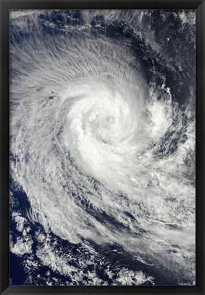 Framed Tropical Cyclone Imani Swirls over the Southern Indian Ocean Print