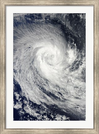 Framed Tropical Cyclone Imani Swirls over the Southern Indian Ocean Print