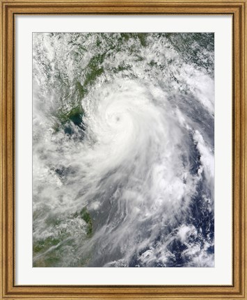 Framed Typhoon Chanthu Print