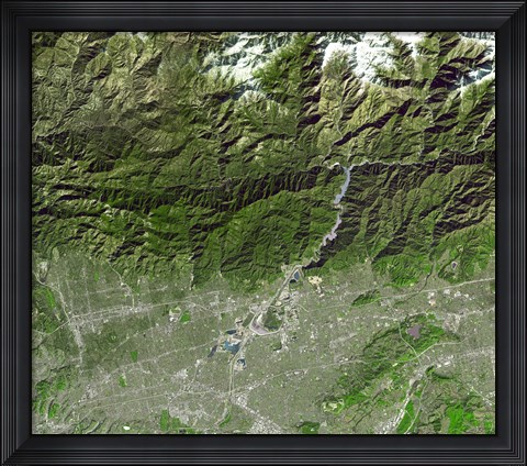 Framed Los Angeles, California Print