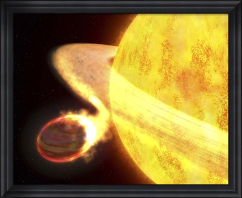 Framed Hottest known Planet in the Milky Way, called WASP-12b Print