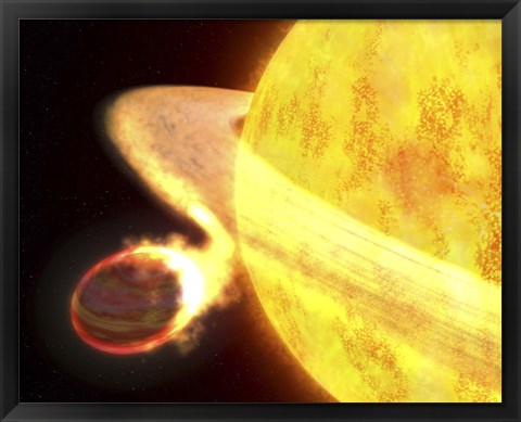 Framed Hottest known Planet in the Milky Way, called WASP-12b Print