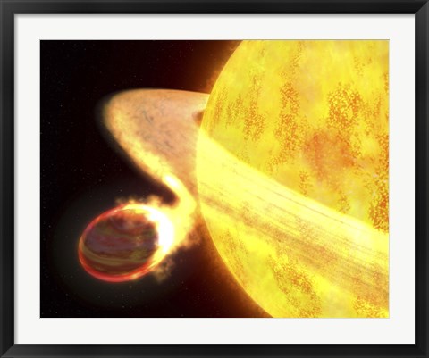 Framed Hottest known Planet in the Milky Way, called WASP-12b Print