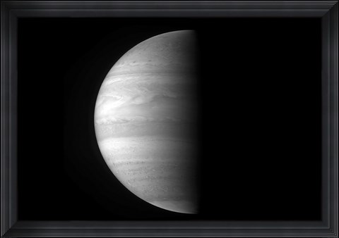 Framed Close-up view of the Planet Jupiter Print