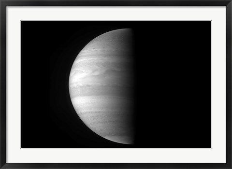 Framed Close-up view of the Planet Jupiter Print