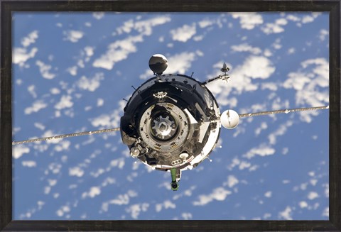 Framed Soyuz TMA-01M Spacecraft Print