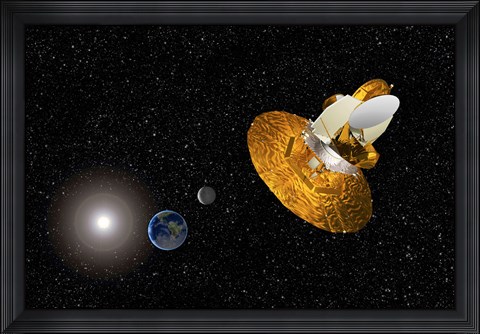 Framed Wilkinson Microwave Anisotropy Probe Print