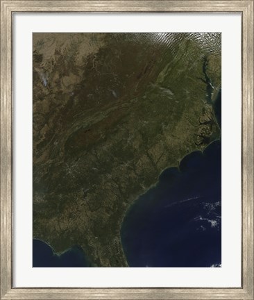 Framed Fall Colors in the Southeastern United States Print