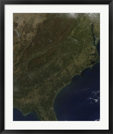 Framed Fall Colors in the Southeastern United States Print