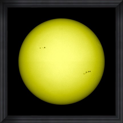 Framed Full view of the Sun Print