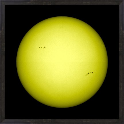 Framed Full view of the Sun Print