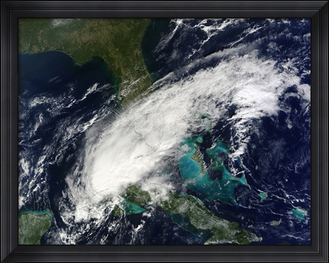 Framed Hurricane Paula Print