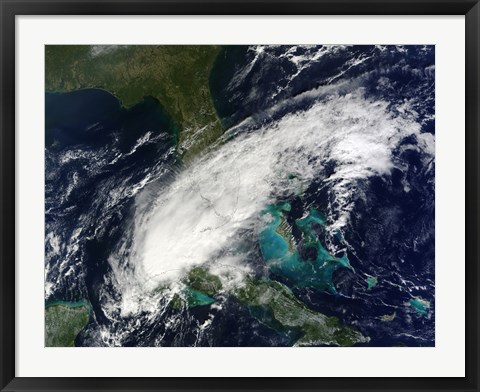 Framed Hurricane Paula Print