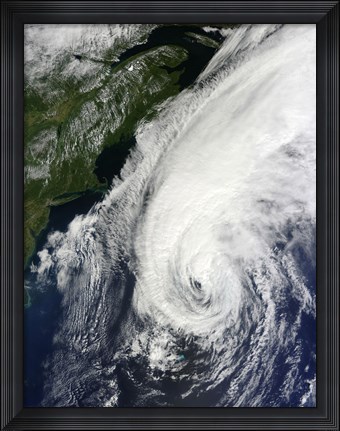 Framed Hurricane Igor Print