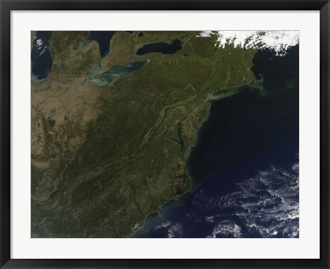 Framed Fall Colors in the Northeastern United States Print