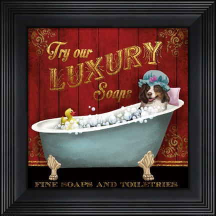 Framed Luxury Soaps Print