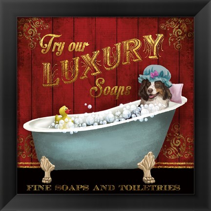 Framed Luxury Soaps Print