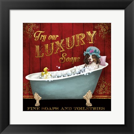 Framed Luxury Soaps Print