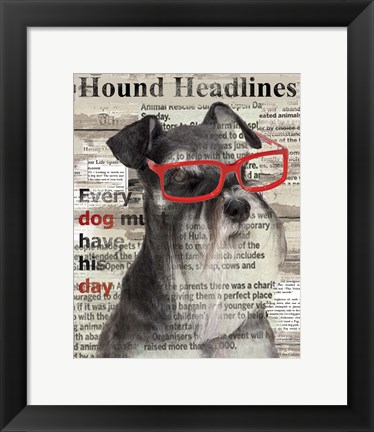 Framed Hound Headline Print