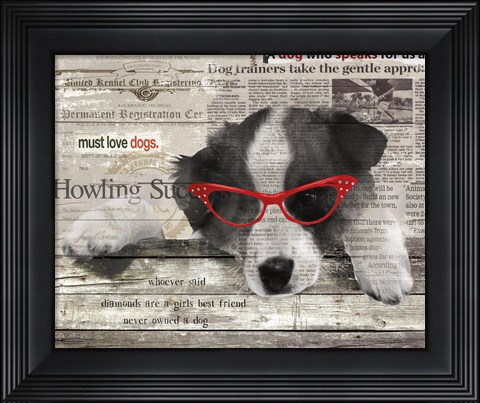 Framed Howling Success Print