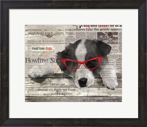 Framed Howling Success Print