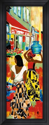 Framed Market Day III Print