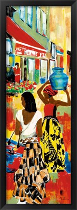 Framed Market Day III Print