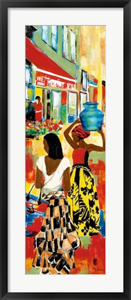 Framed Market Day III Print