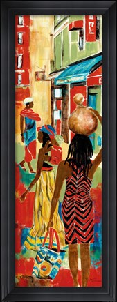 Framed Market Day IV Print