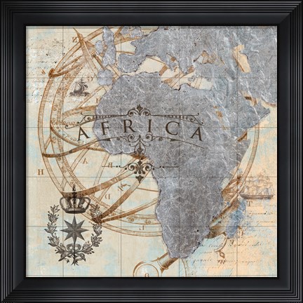 Framed Africa Print