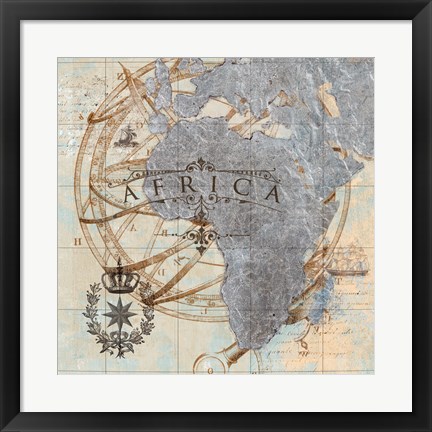 Framed Africa Print
